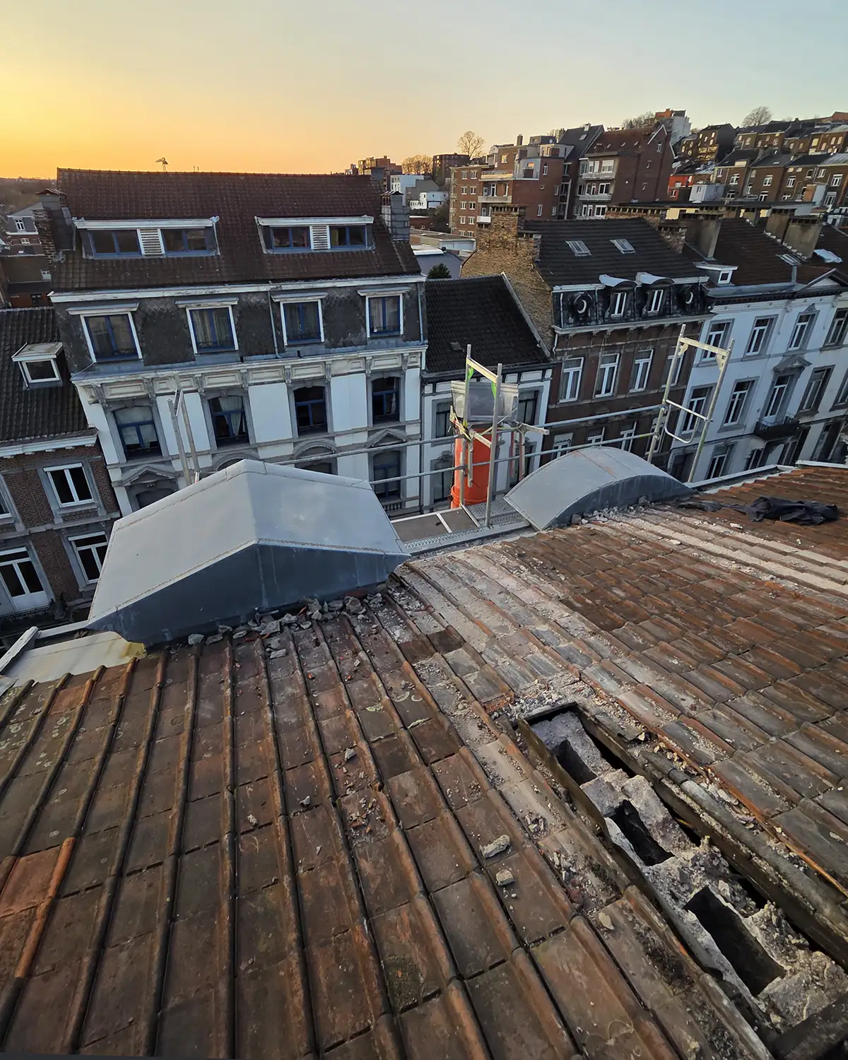 Toiture avant rénovation